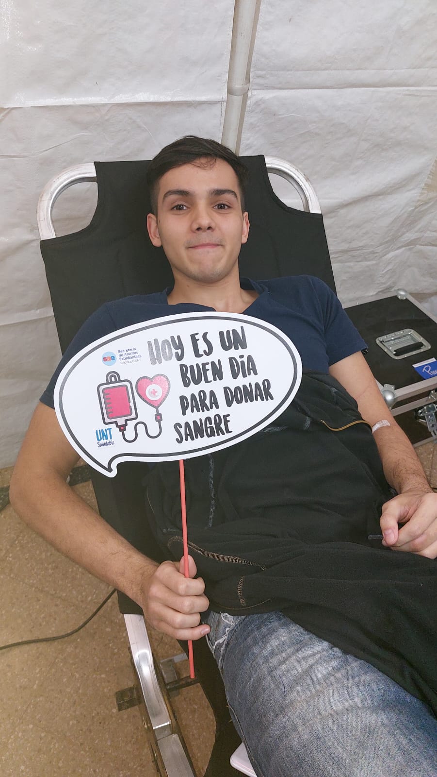 “Donar sangre en la UNT” en el día mundial del donante voluntario de Sangre. 14 de Junio 2024