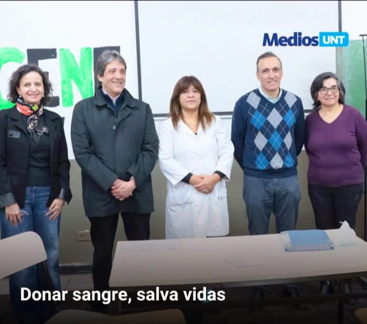 Taller de concientización sobre donación voluntaria de sangre. Escuela de Enfermería, junio 2024.