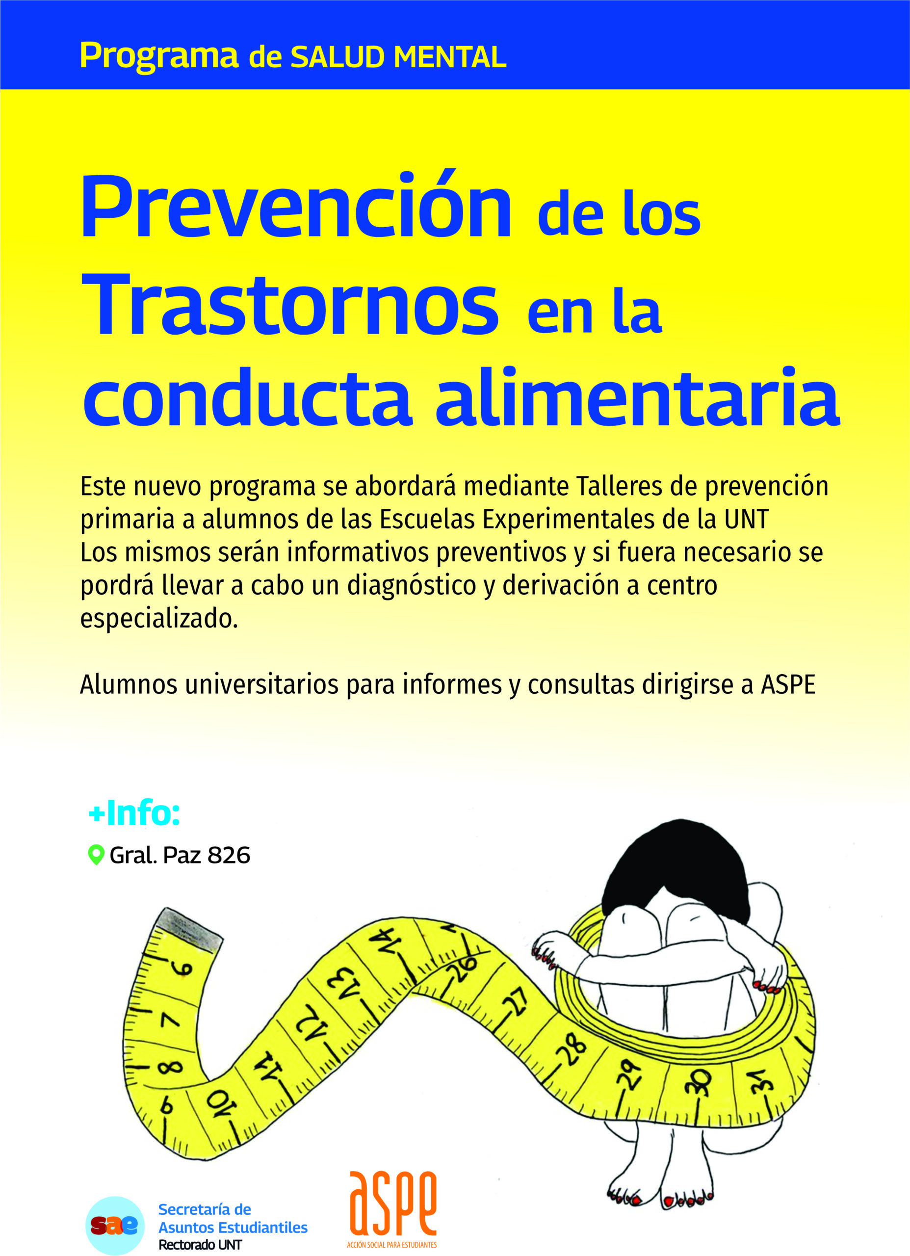 Programa Escuelas Experimentales – Trastornos de la Conducta Alimentaria (TCA) 2025