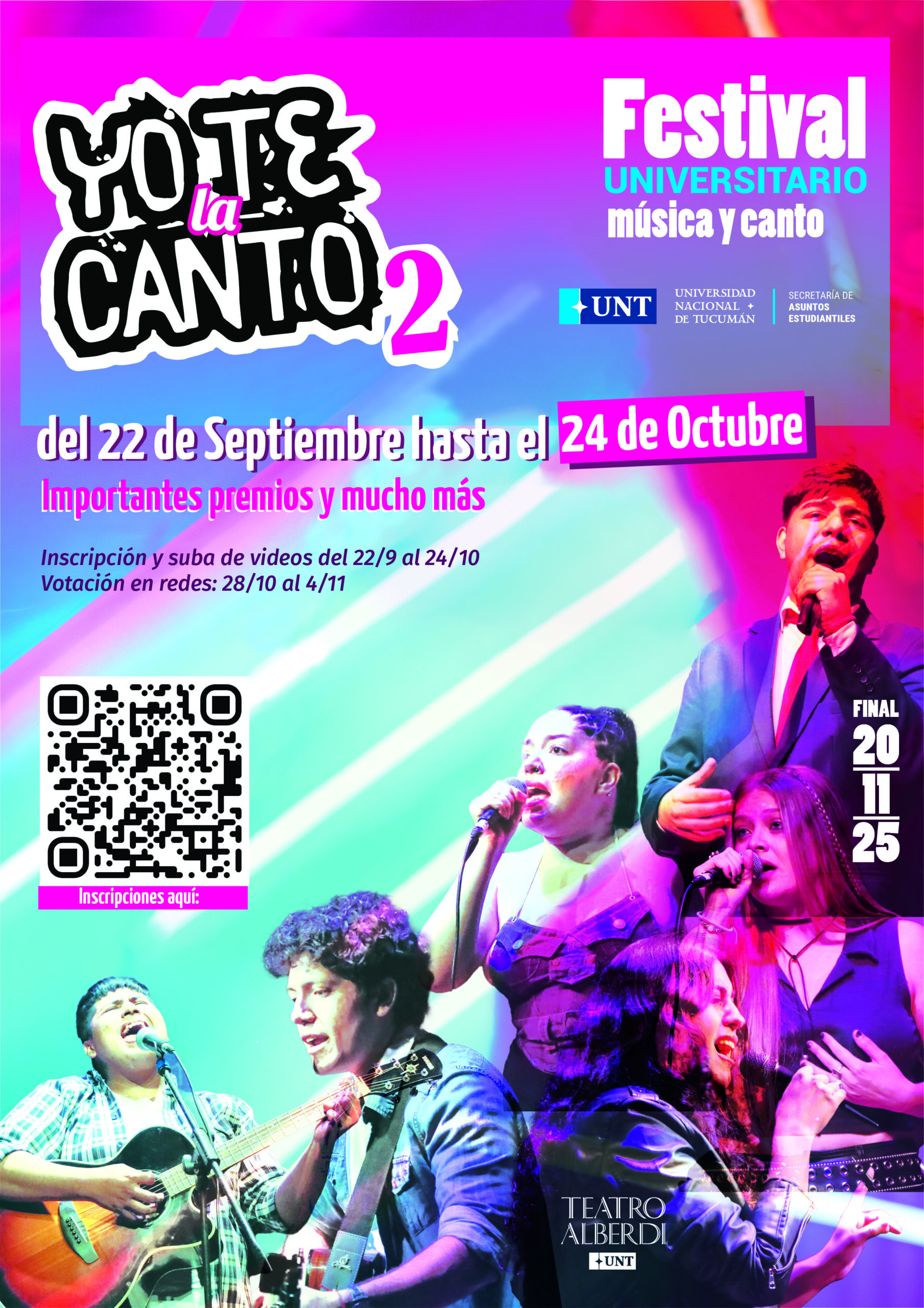 Yo te la canto Segunda edición 2025